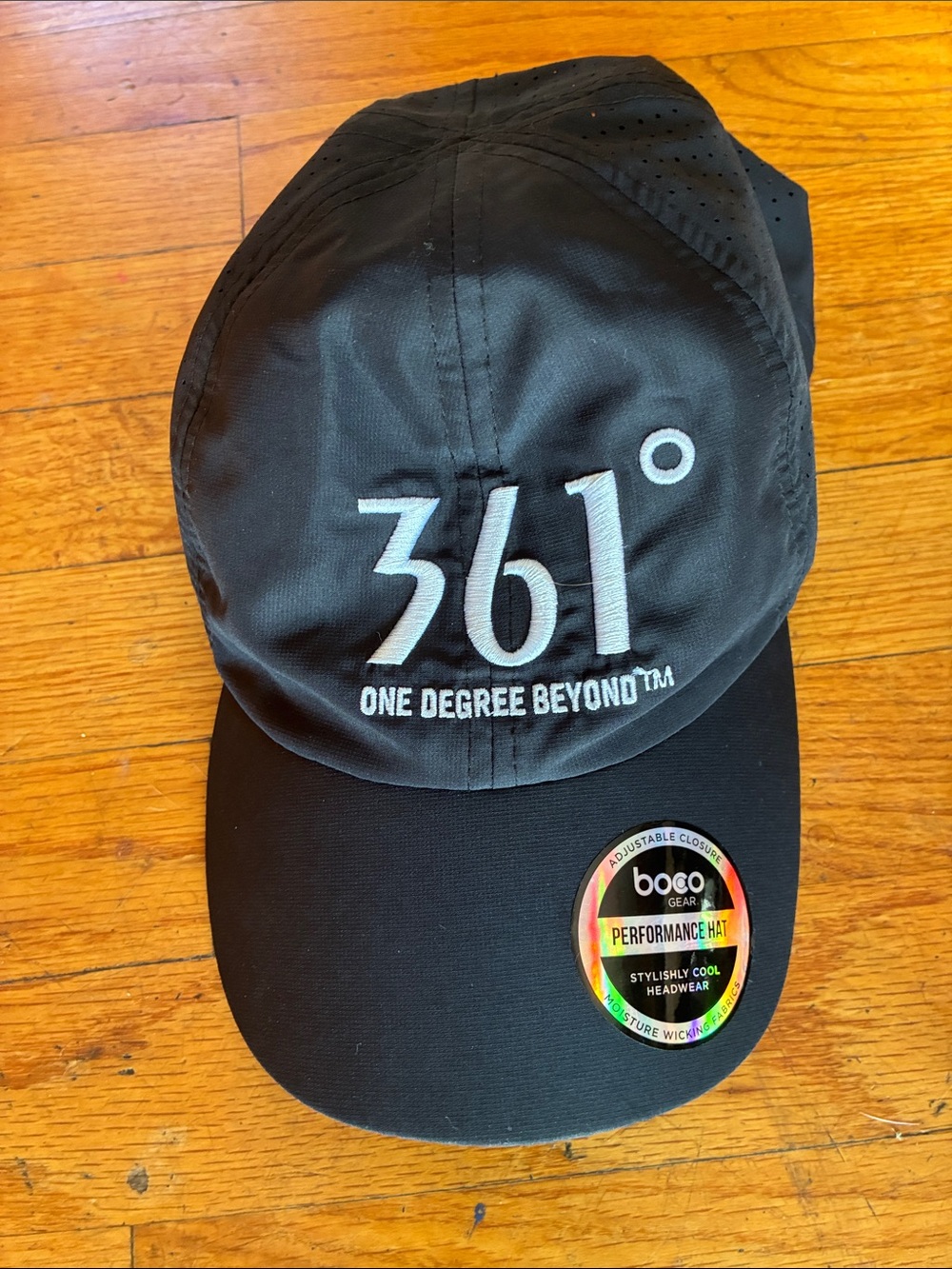 361 Black Performance Cap – One Degree Beyond